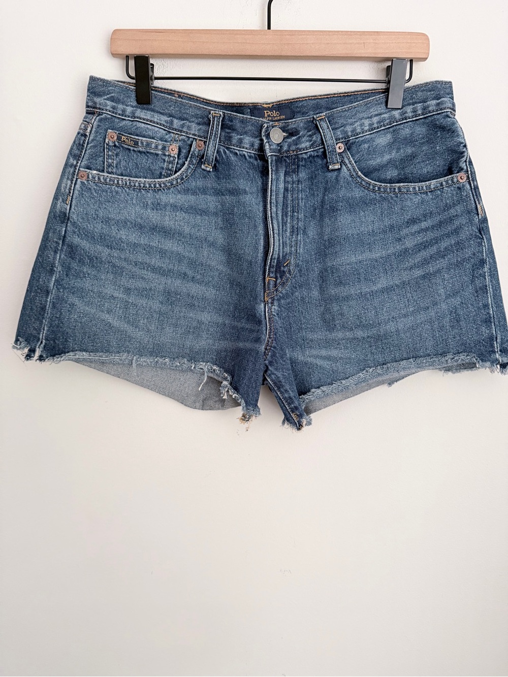 Polo‎ Ralph Lauren Women's Sophia Cut-Off Denim Jean Shorts Blue Size 30